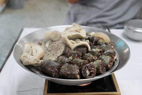 단양 토종 마늘 순대